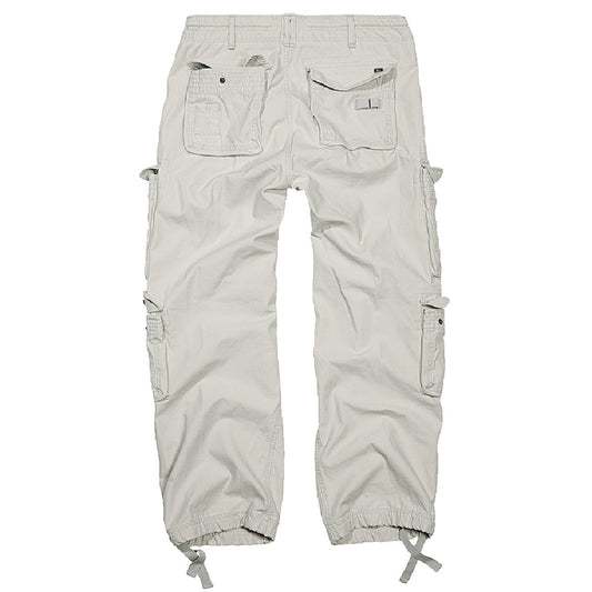 Brandit Pure Vintage Trouser Cargohose in Old White