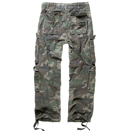 Brandit Pure Vintage Trouser Cargohose in Woodland