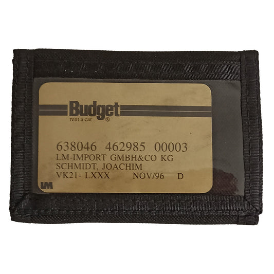 Bundeswehrgelbeutel in Schwarz mit Aufdruck US Air Force