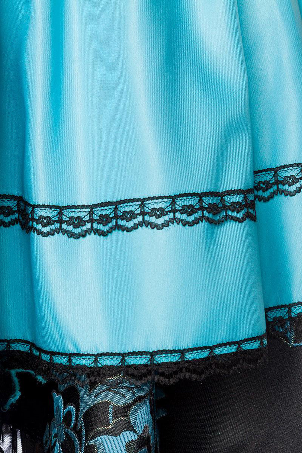 Dirndline Premium Dirnd Blau-Schwarz