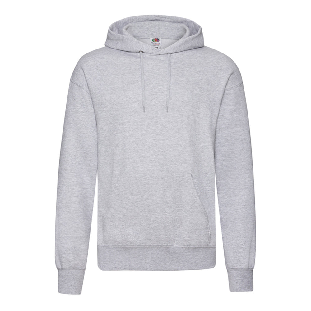 Fruit of The Loom Hoodie mit Kängurutasche in Grau