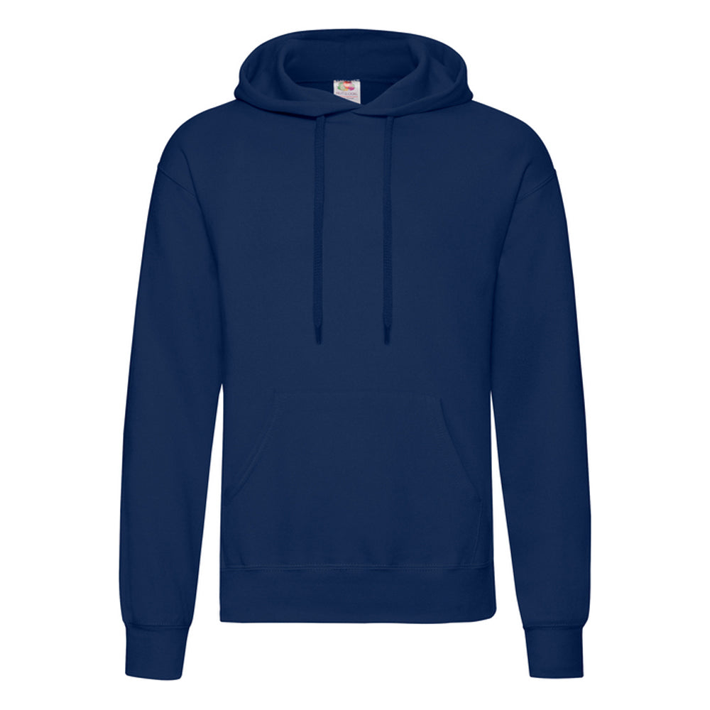 Fruit of The Loom Hoodie mit Kängurutasche in Navy Blau