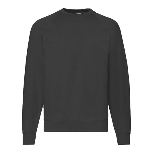 Fruit of The Loom Pullover mit Rundhalsausschnitt in Schwarz