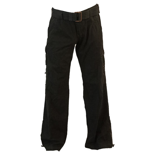 MFH Damenhose Combat mit Gürtel in Schwarz