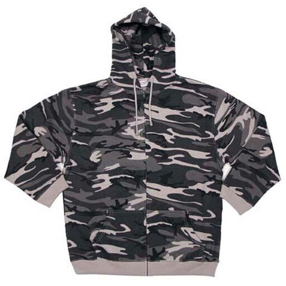 Kapuzen Swetjacke von MMFH in der Farbe Urban Größe 3XL