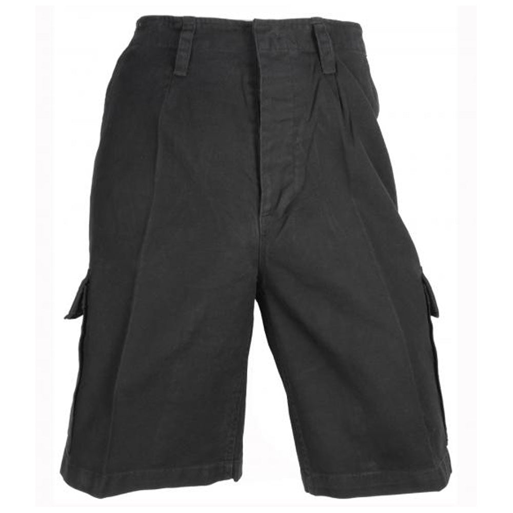 BW Bermuda Moleskin Schwarz Stonewashed