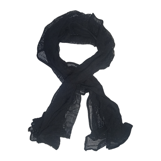 Netzschal in Schwarz