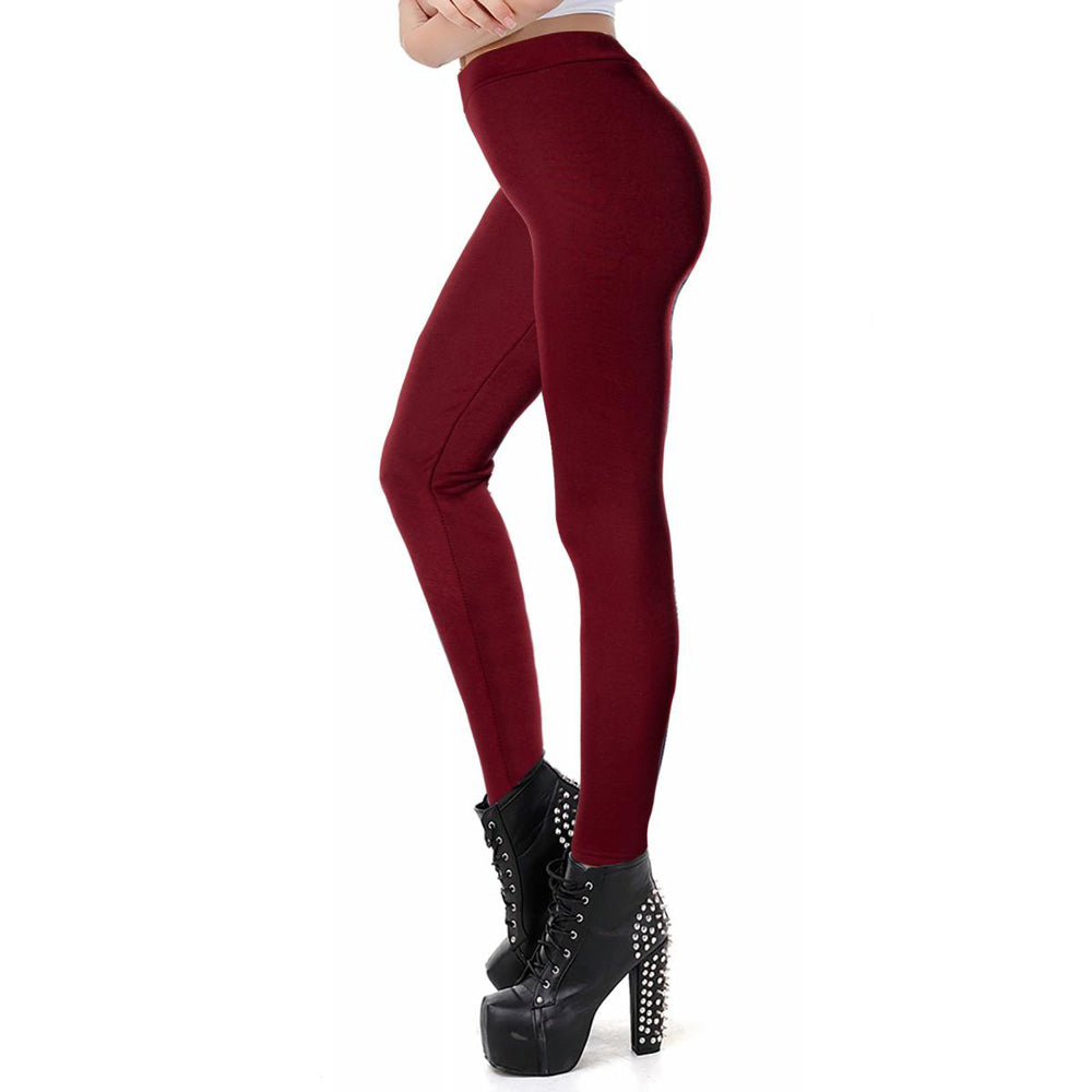 Damen Winter Leggings Rot Ocultica