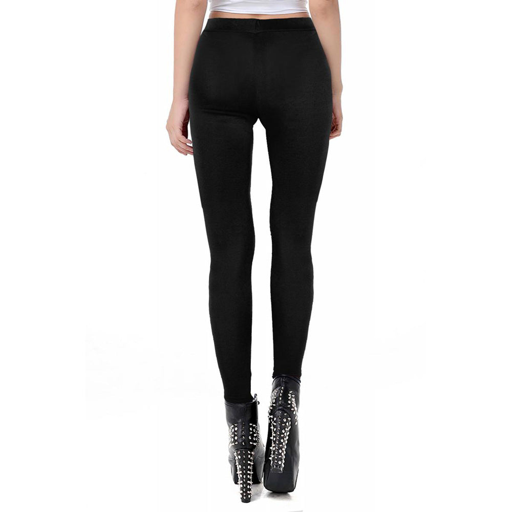 Damen Winter Leggings Schwarz Ocultica