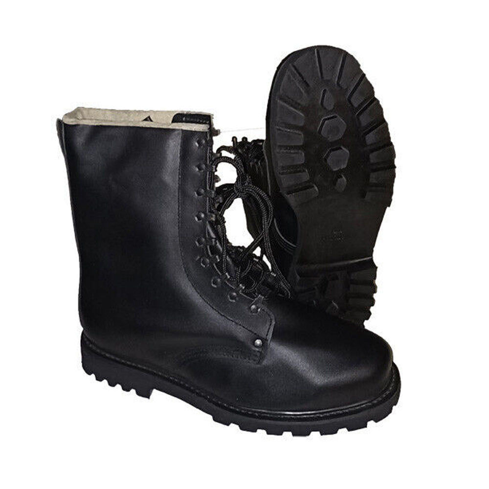 Springerstiefel Leder Schwarz Größe 46