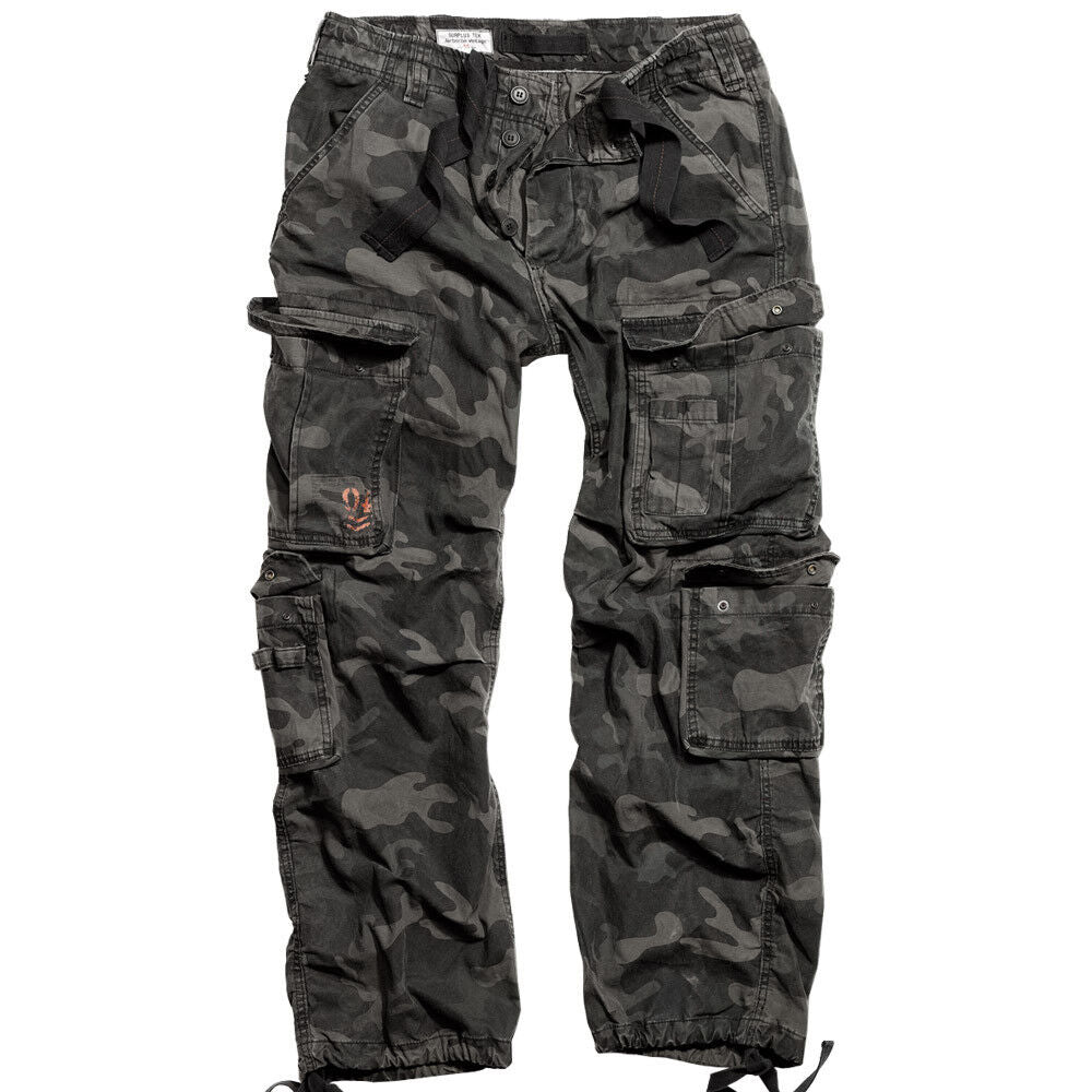Surplus Airborne Trouser Cargohose in der Farbe Dark Camo