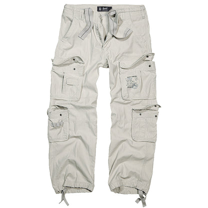 Brandit Pure Vintage Trouser Cargohose in Old White