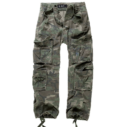Brandit Pure Vintage Trouser Cargohose in Woodland