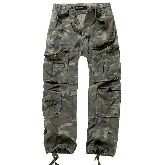 Brandit Pure Vintage Trouser Cargohose in Woodland