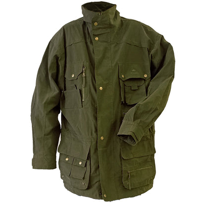 Bullstar Trekking Jacke in Oliv mit vielen Taschen