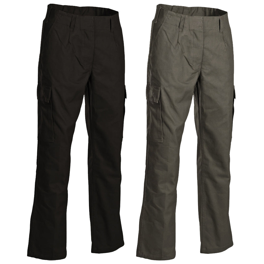 Bundeswehr Thermo Moleskinhosen Schwarz und Oliv