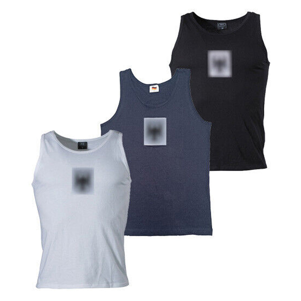 Bundeswehr Achselshirt mit Adler in den Farben Weiß, Schwarz und Navy