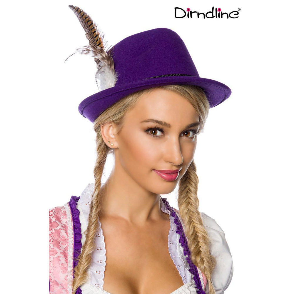 Damen Trachtenhut Lila von Dirndline