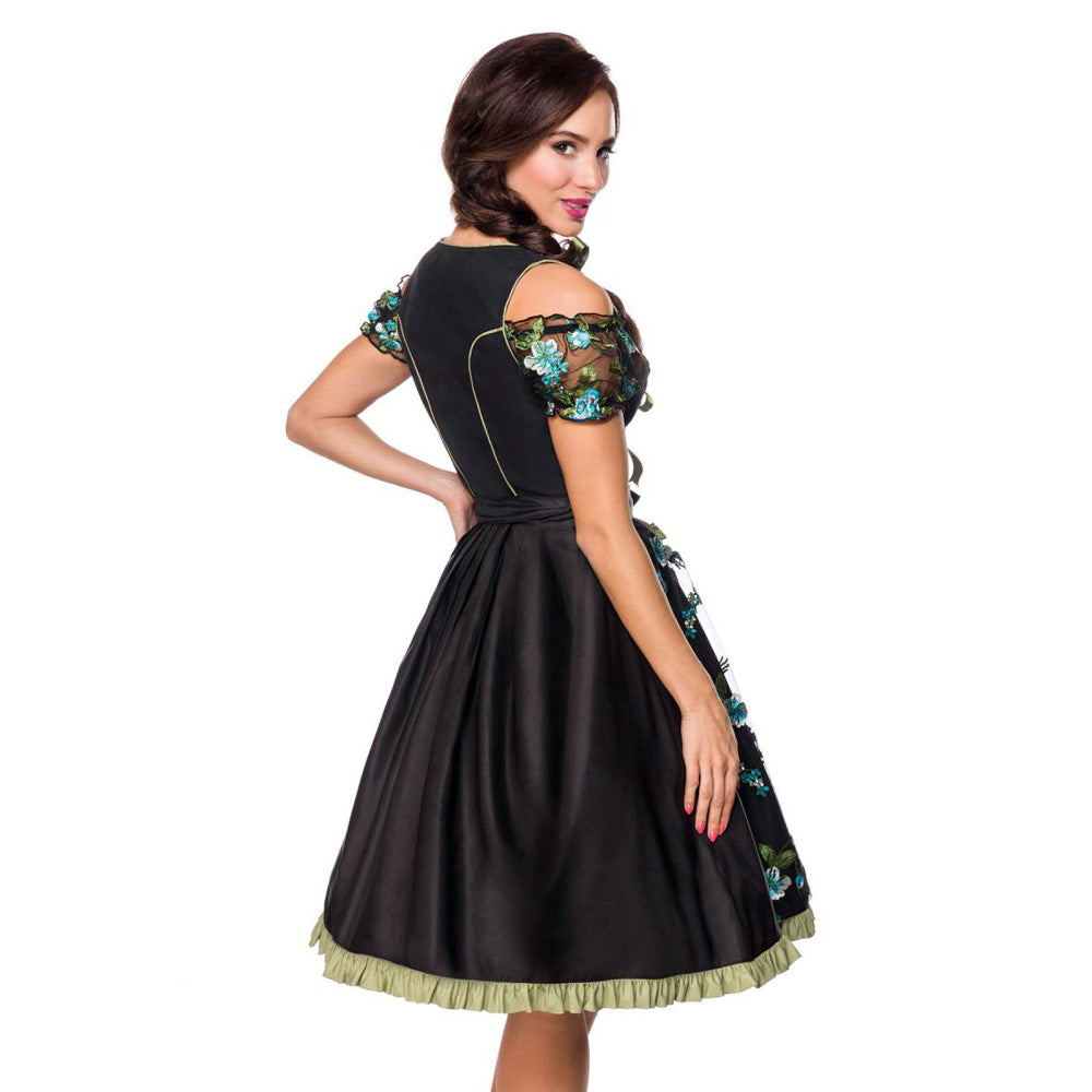 Dirndline Dirndl Schwarz-Grün