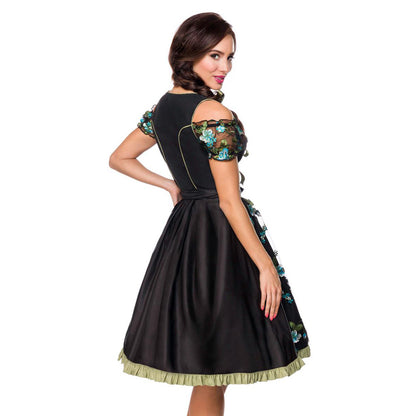 Dirndline Dirndl Schwarz-Grün