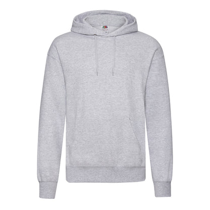 Fruit of The Loom Hoodie mit Kängurutasche in Grau