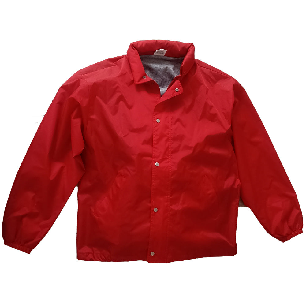 Fruit of the Loom leichte Regenjacke mit Innenfutter und Kapuze Rot