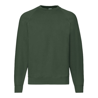 Fruit of The Loom Pullover mit Rundhalsausschnitt in Grün