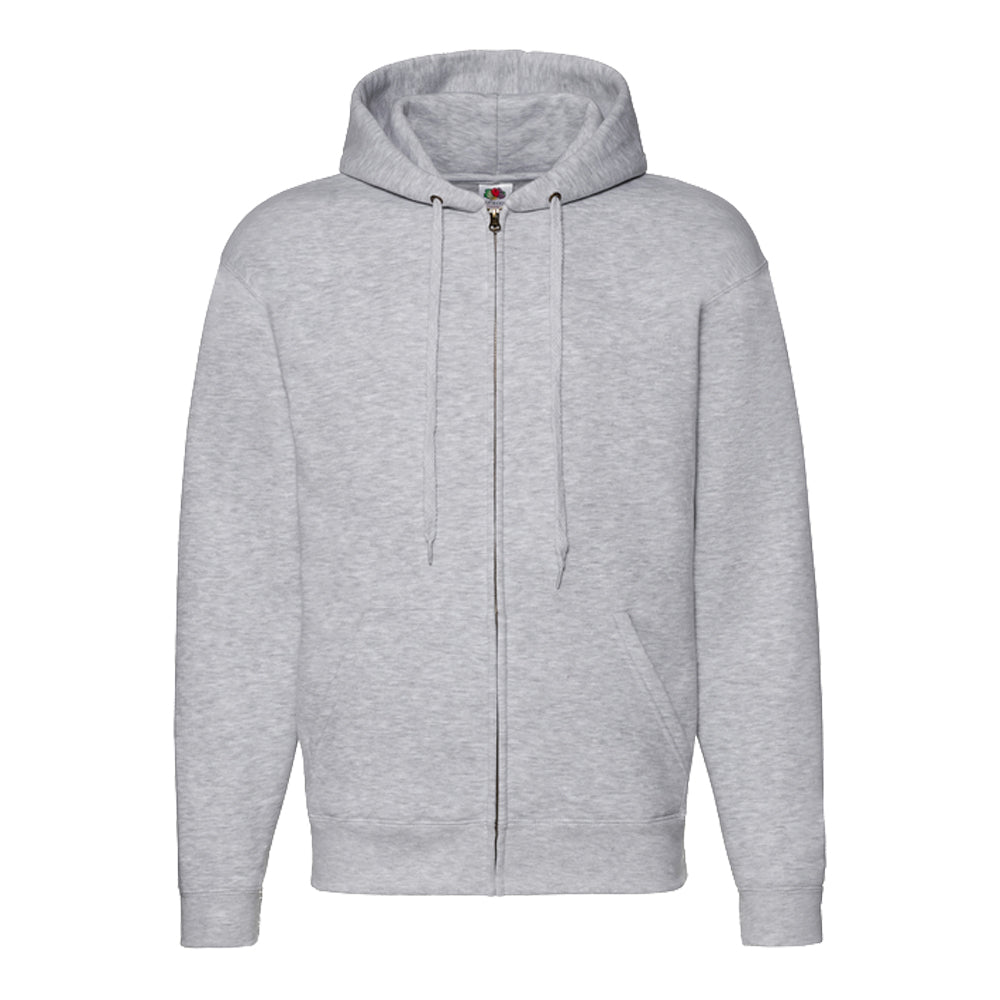 Fruit of The Loom Sweatjacke mit Kapuze und zwei Taschen in Grau