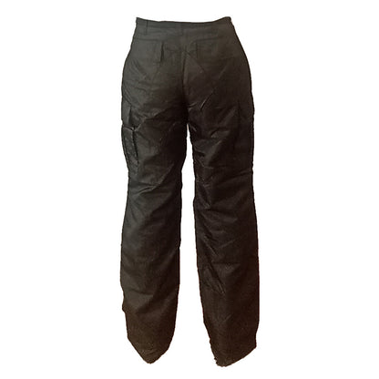 MA1 Thermohose Schwarz hinteransicht