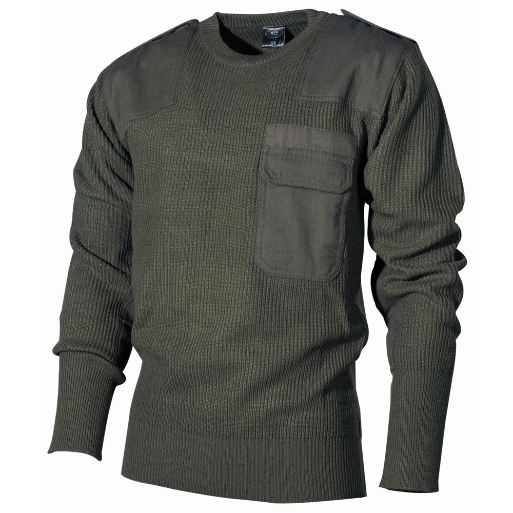 MFH Bundeswehr Pullover gestrickt Oliv