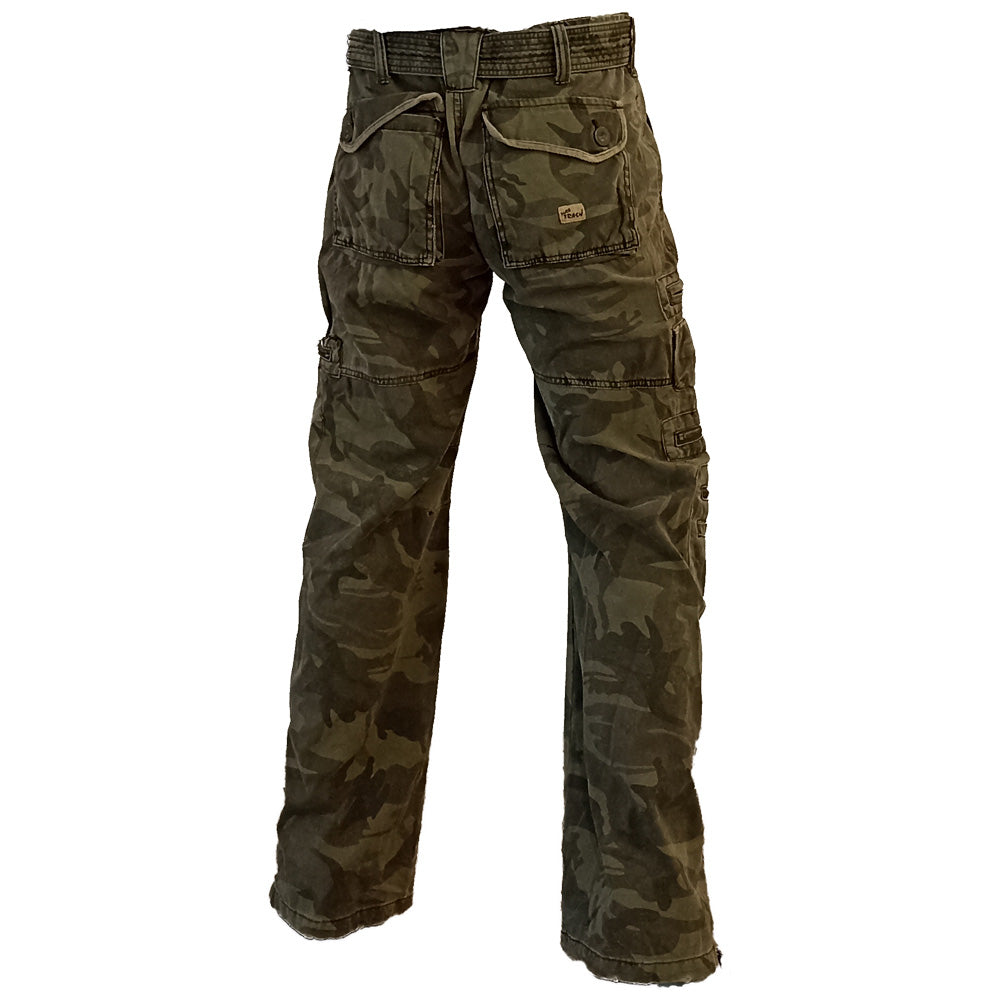 MFH Damenhose Combat mit Gürtel in Woodland