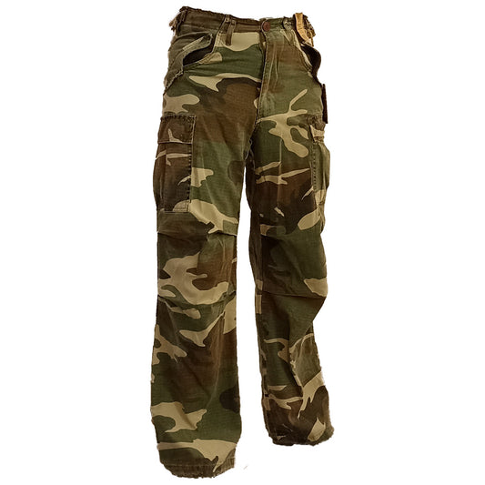 MFH Kampfhose M65 in Woodland Stonewashed