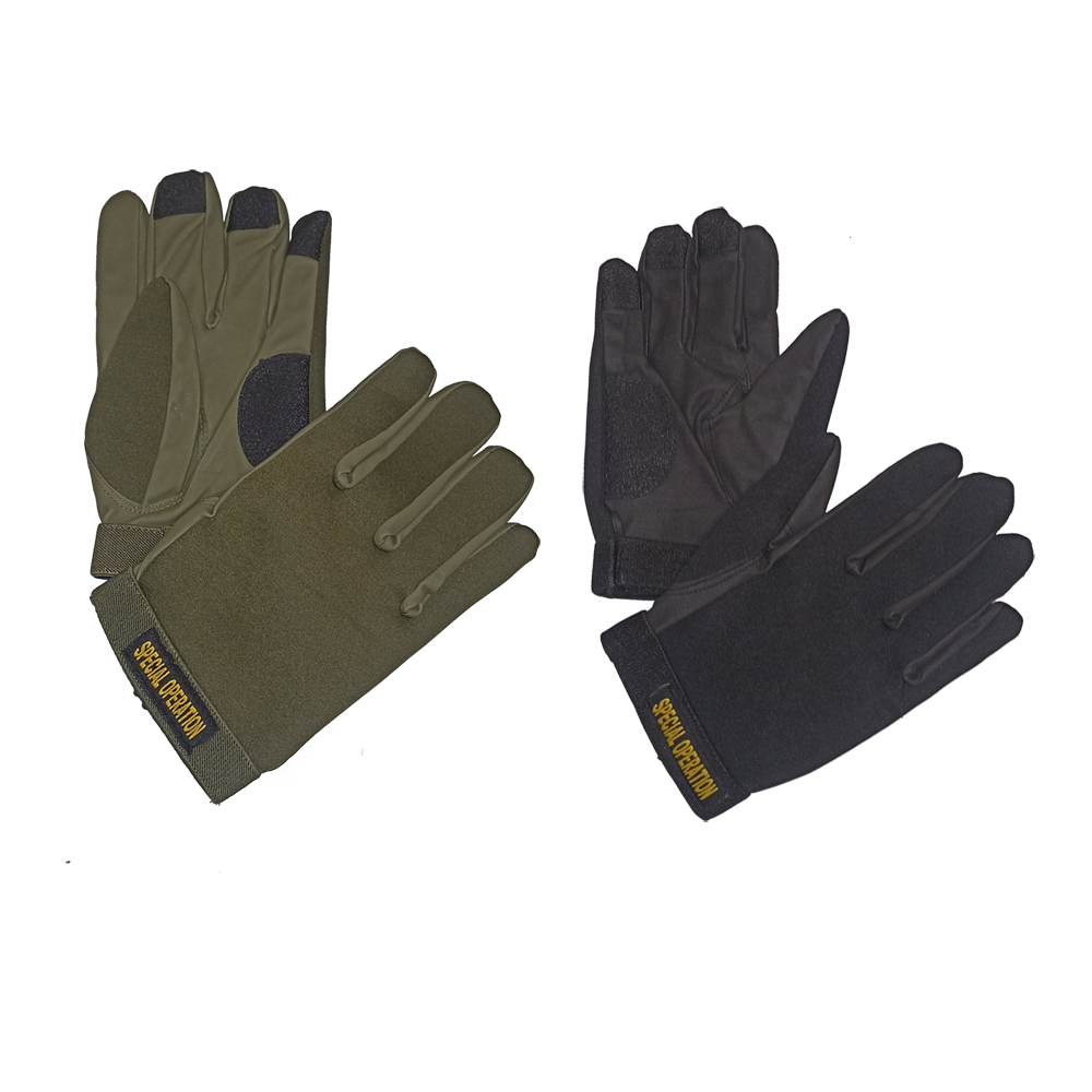 MFH Neoprenhandschuhe Schwarz und Oliv