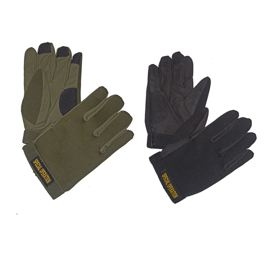 MFH Neoprenhandschuhe Schwarz und Oliv