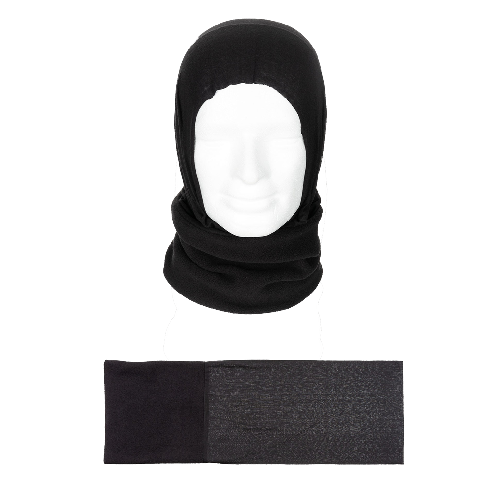 MFH Rundschal aus Fleece Schwarz