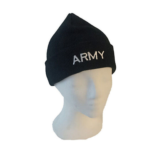 MFH Strickmütze Army Schwarz
