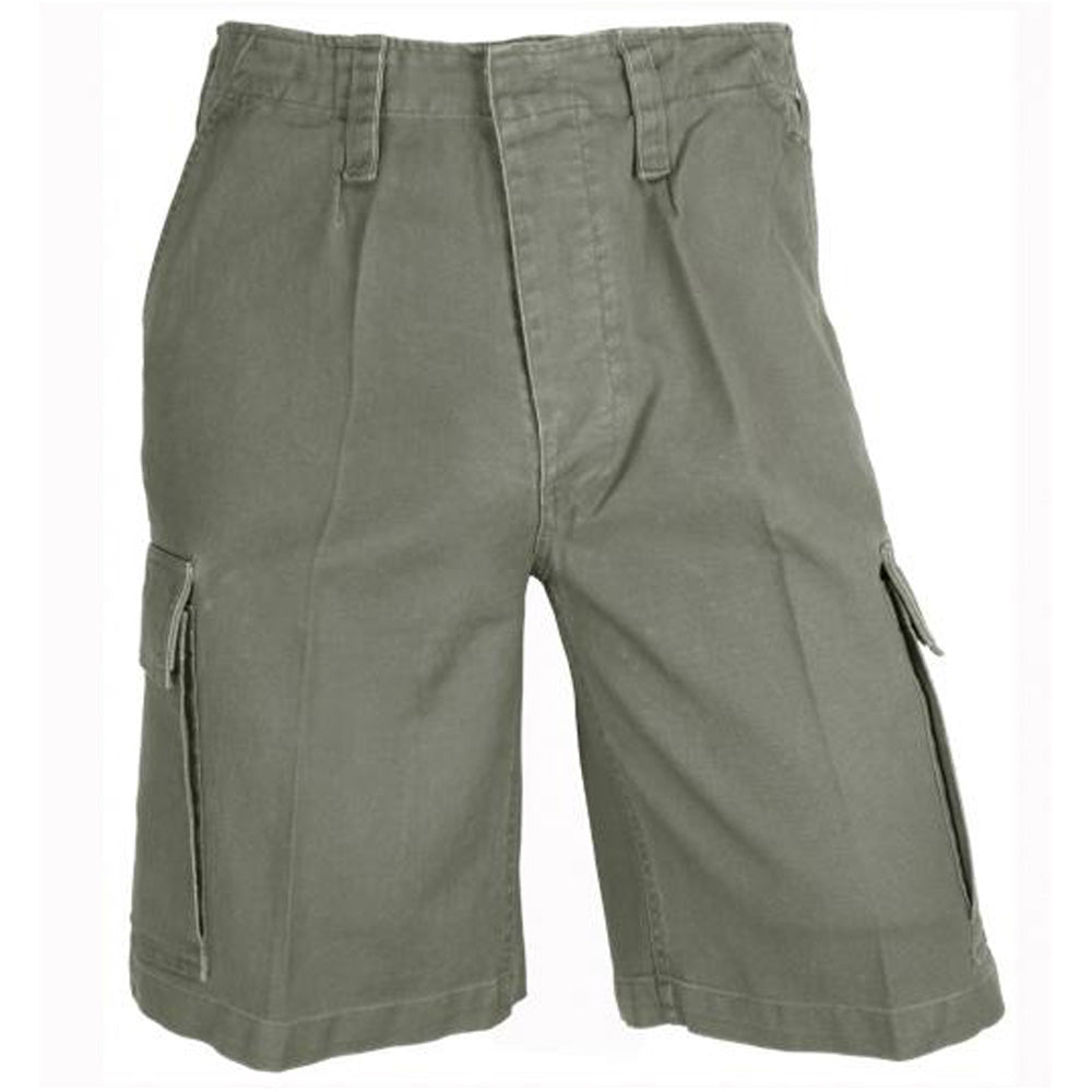 BW Bermuda Moleskin Oliv Stonewashed