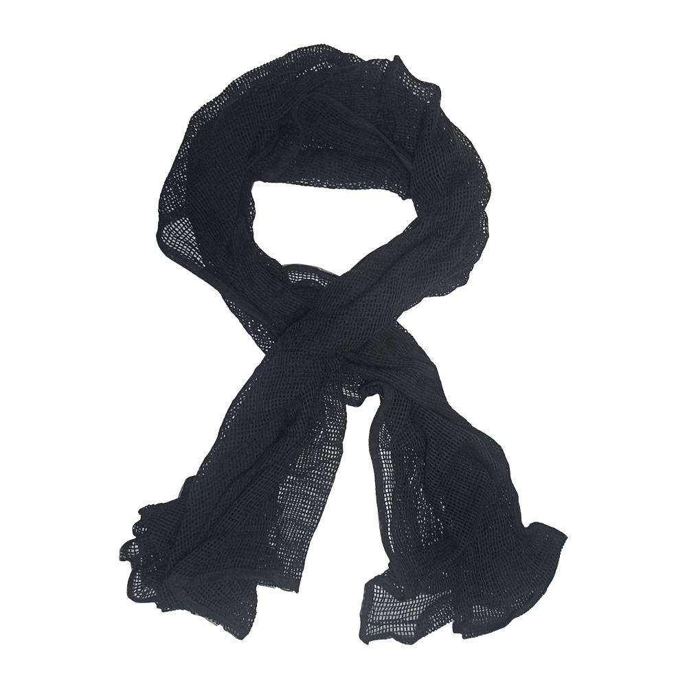 Netzschal in Schwarz